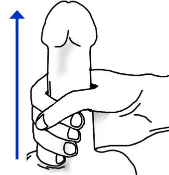 Masturbation technique to increase a member